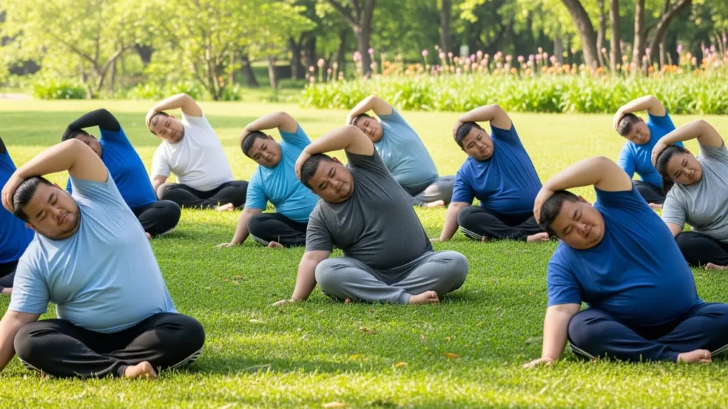 Yoga session